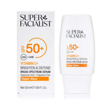 Boots Super Facialist Vitamin C+ Brighten & Defend SPF50+ Serum 50ml- Buy online at McGrocer