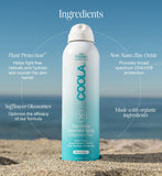 Coola mineral sunscreen spray SPF30 unscented 148ml, imported from the UK