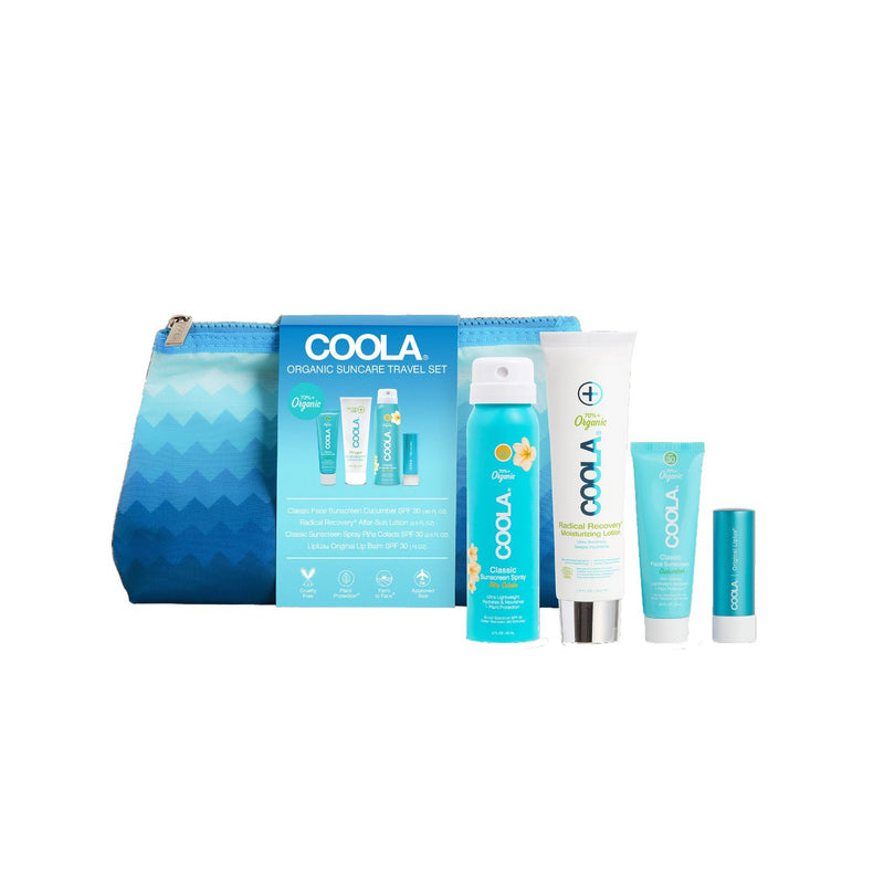 Coola suncare travel kit organic 4 piece - British product