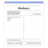 Boots Biodance Hydro Cera-nol Real Deep Mask 4 Sheets Face Mask- Buy online at McGrocer