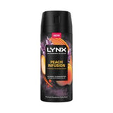 Boots Lynx Fine Fragrance Peach Infusion Deodorant Spray 150ml- Buy online at McGrocer