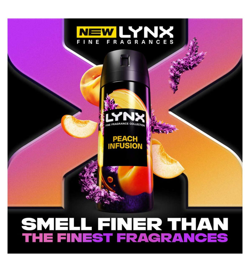 Lynx Fine Fragrance Peach Infusion 150ml, UK version