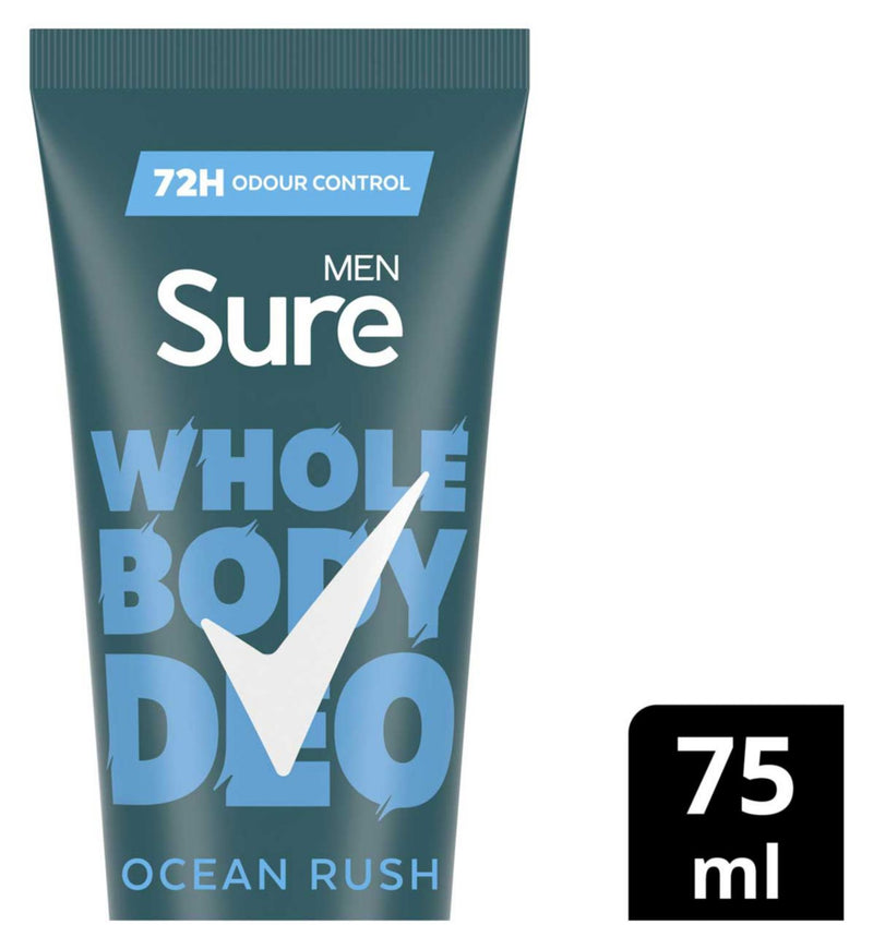 Sure Men Ocean Rush deodorant cream 75ml (British brand)