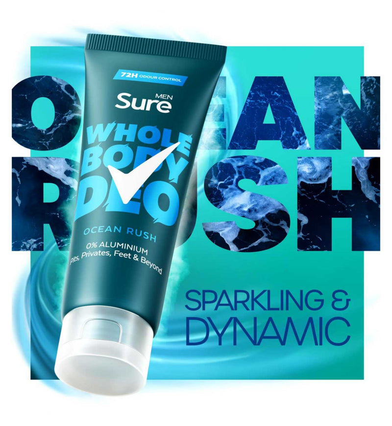 Sure Men Ocean Rush deodorant cream 75ml (British brand)