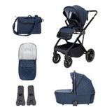 Babymore Chia Pram Pushchair Midnight Blue Baby Stroller