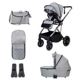Babymore Chia Pram Pushchair Pearl Grey - British product
