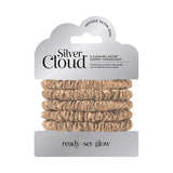 Boots Silver Cloud Silver Ion Satin Hair Scrunchies Caramel 5 Pack- Buy online at McGrocer