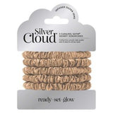 Boots Silver Cloud Silver Ion Satin Hair Scrunchies Caramel 5 Pack- Buy online at McGrocer