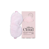 Silver Cloud pink Fluffy Satin Sleep Eye Mask (British brand)