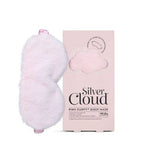 Silver Cloud Pink Fluffy Satin Sleep Eye Mask