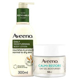 Aveeno Face and Body Moisturising Bundle Oat 50ml 300ml - British product