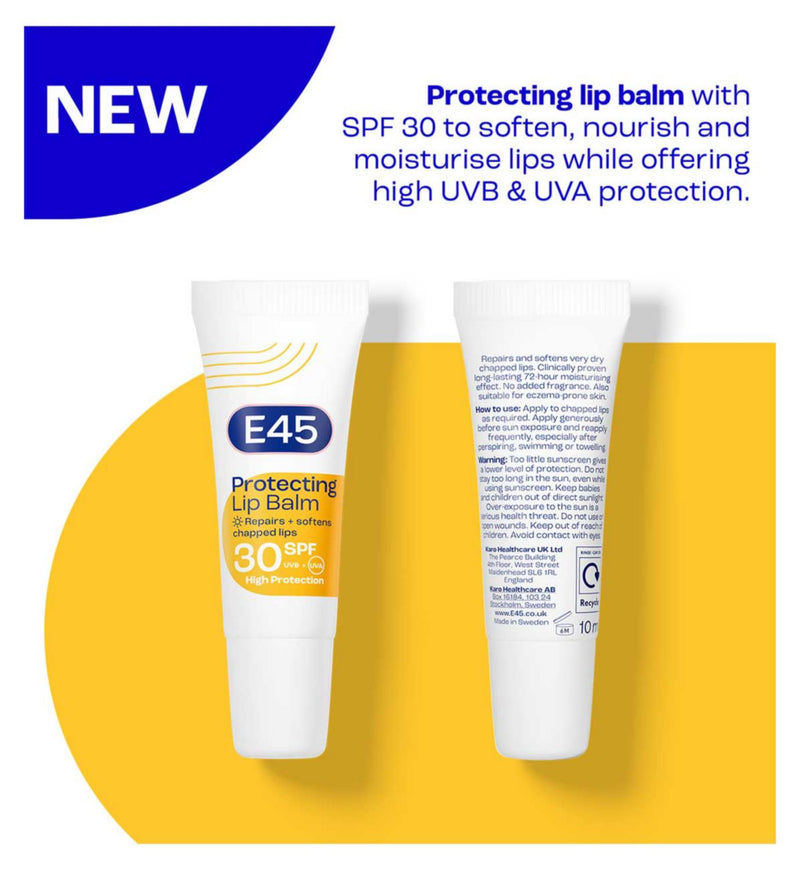E45 protecting lip balm SPF30 10ml - British product
