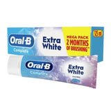 Oral-B Complete Plus Extra White Toothpaste 125ml, imported from the UK