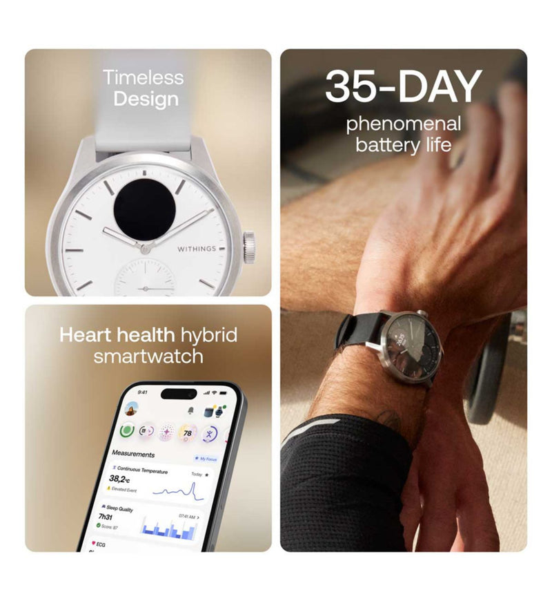 Withings Scanwatch 2 White 42mm - British product