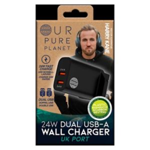 Our Pure Planet wall charger 24W, imported from the UK