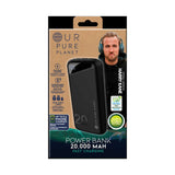Our Pure Planet 20000mAh Power Bank, imported from the UK