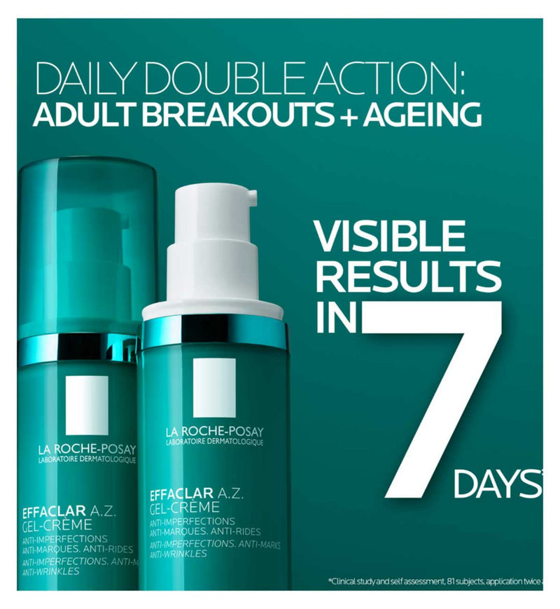 La Roche-Posay Effaclar A.Z. Gel Cream 40ml, UK version