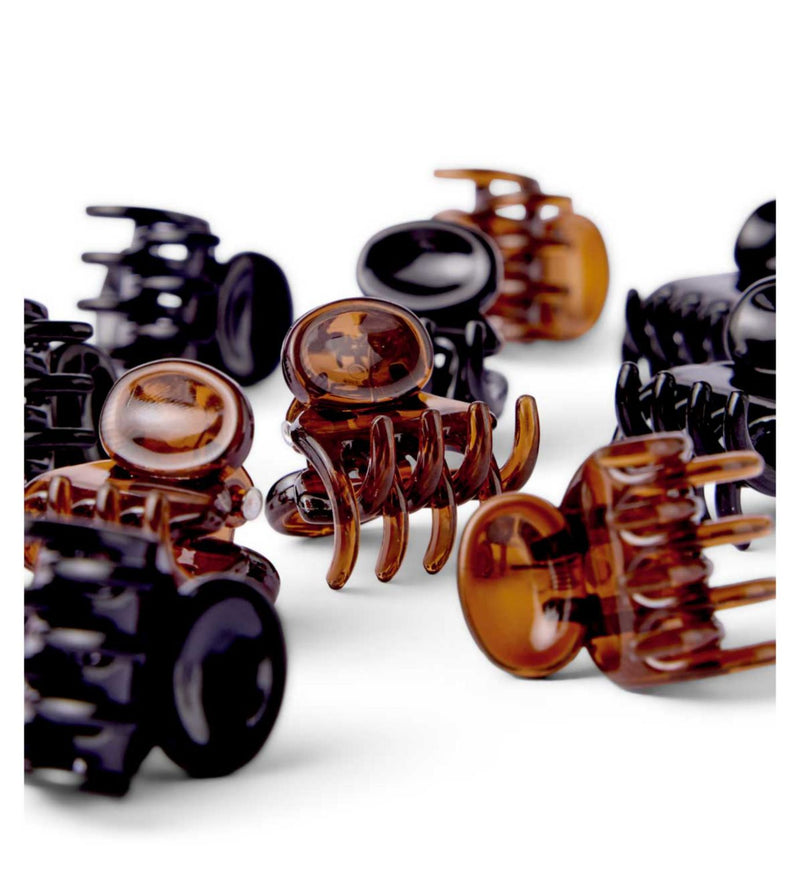 Boots mini jaw clips 12 pack 1.5cm, imported from the UK