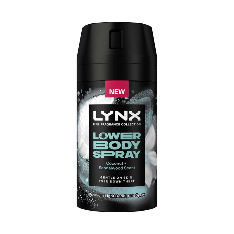 Lynx Lower Body Spray Coconut + Sandalwood 100ml, UK version
