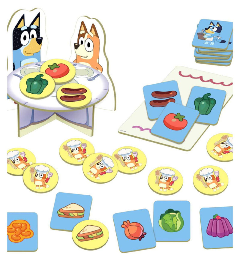 Orchard Toys Bluey Fancy Restaurant game, imported from the UK.