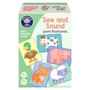 Orchard Toys See and Sound Flashcards Gårdsdyr Pedagogisk Leketøy