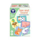 Orchard Toys See and Sound Flashcards Farm Animals imported from the UK