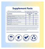 Moosh Mushroom Gummies Energy Citrus 60 gummies, imported from the UK