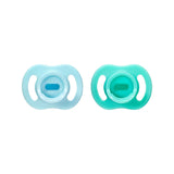 Tommee Tippee silicone soother 0-6m 2 pack (British brand)