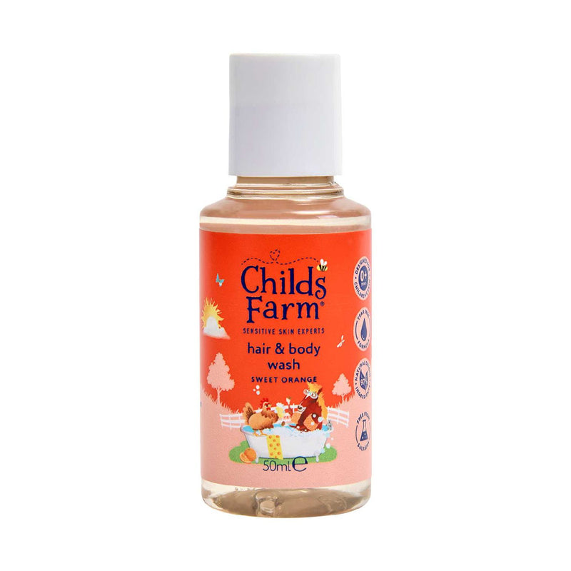 Childs Farm Hair & Body Wash Sweet Orange 50ml - British product