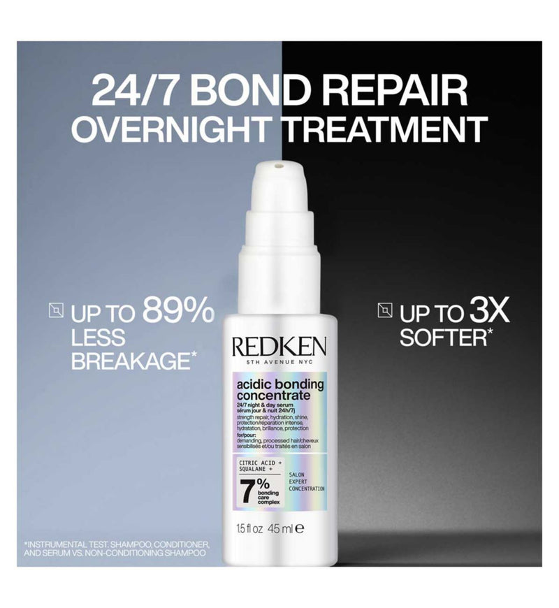 Redken Acidic Bonding Concentrate hair serum 45ml, imported from the UK
