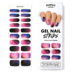 MoYou London Gel-Nagelstreifen Far Away Design UK Beauty-Set