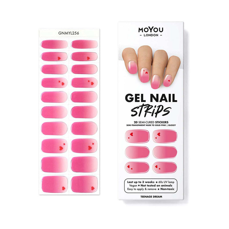 MoYou London gel nail strips Teenage Dream, imported from the UK