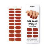 MoYou London gel nail strips Cinnamon Bun, imported from the UK