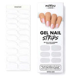 Moyou London gel nail strips crystal clear, imported from the UK