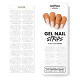 MoYou London white lace gel nail strips, UK version