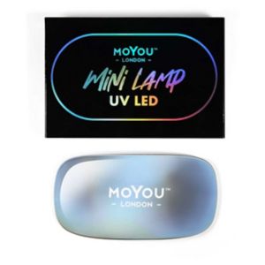 MoYou London portable LED UV nail lamp silver, imported from the UK