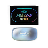 MoYou London portable LED UV nail lamp silver, imported from the UK
