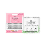 Eylure clusters fluffy lash bundle with glue brush - British product