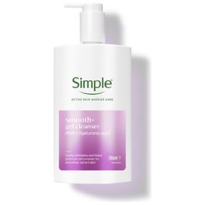 Boots Simple Smoothing Gel Cleanser Sensitive Skin Face Wash 240ml- Buy online at McGrocer