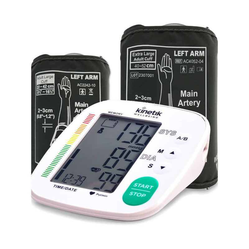 Kinetik Wellbeing Blood Pressure Monitor with XL Cuff, UK version