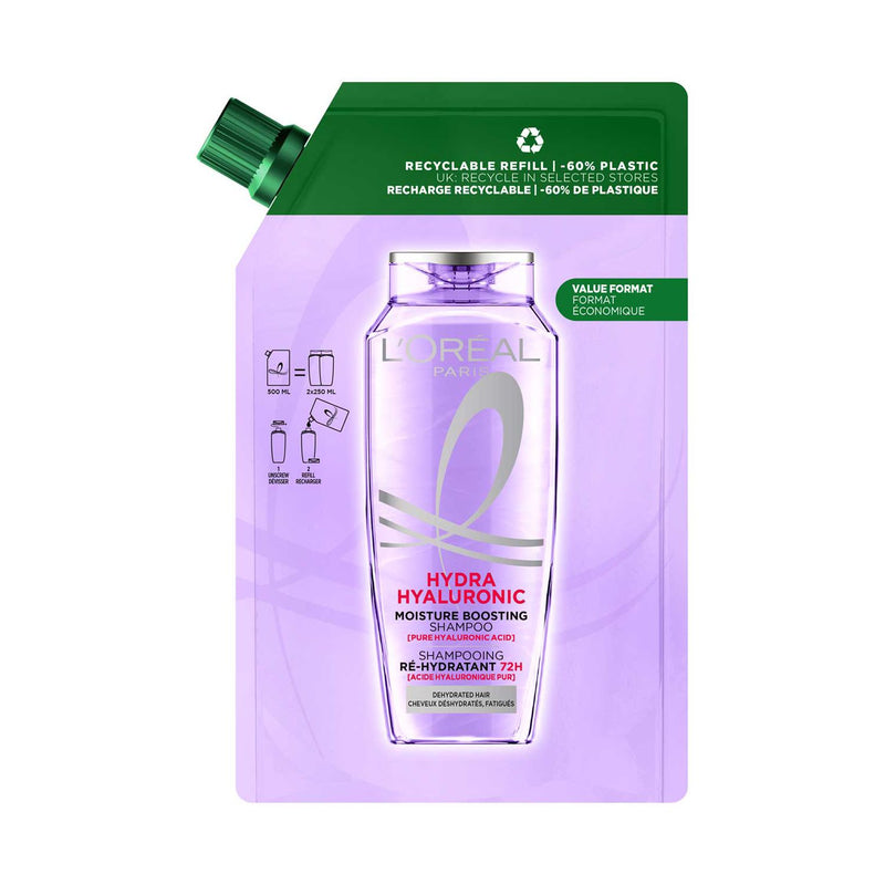 L'Oreal Paris Elvive Shampoo Refill 500ml, UK version