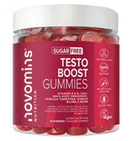 Novomins Testo Boost Himbeer Gummis 60 Stück, importiert aus dem Vereinigten Königreich