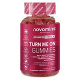 Boots Novomins Turn-Me-On Gummies Raspberry and Peach Flavour Dietary Supplement 60gummies- Buy online at McGrocer