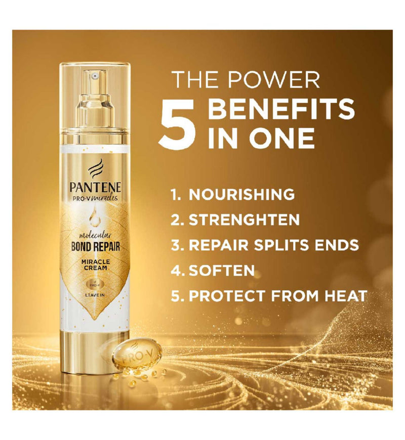 Pantene Molecular Bond Repair Hair Cream 90ml, imported from the UK