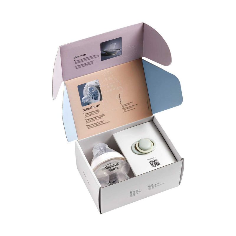 Tommee Tippee Natural Start bottle and soother sample pack - British product