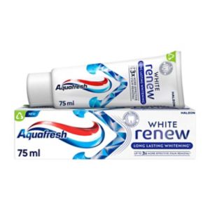 Aquafresh White Renew whitening toothpaste 75ml - British product