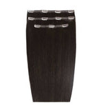 Beauty Works Ebony clip in hair extensions 18 inch - British product
