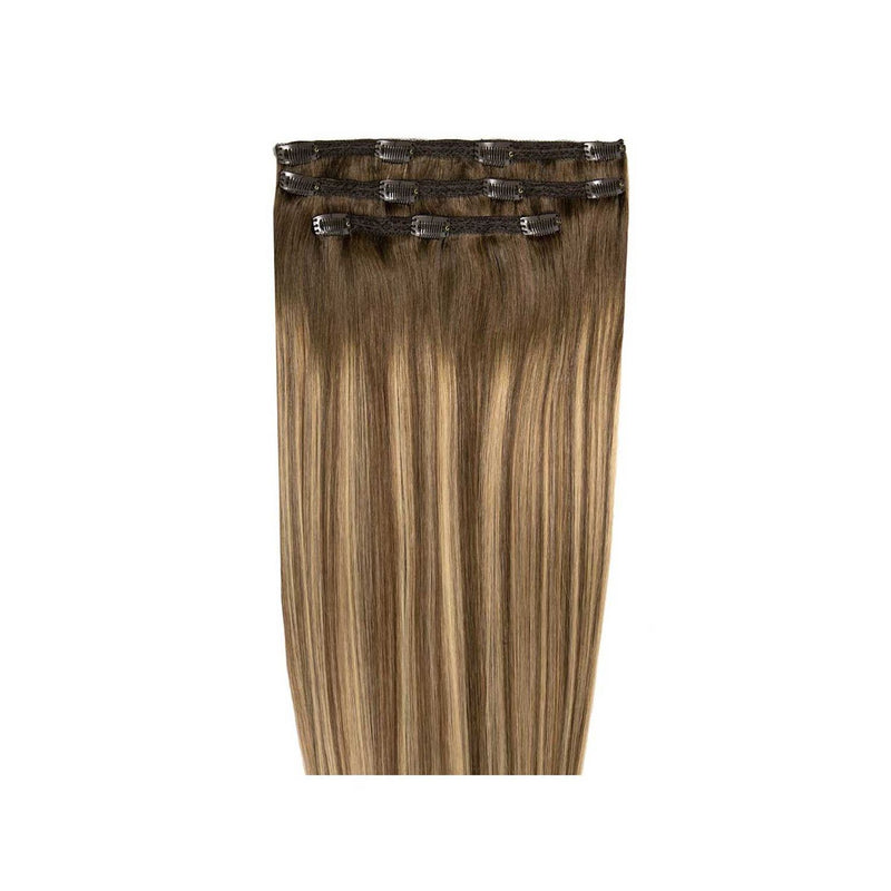 Beauty Works Clip In Hair Extensions Mocha Melt 18 Inch - British product