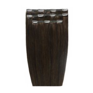Boots Beauty Works Deluxe Clip In Human Hair Extensions Raven 18 Inch- Buy online at McGrocer