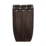 Beauty Works clip-in extensions dark chocolate 18 inch - British product